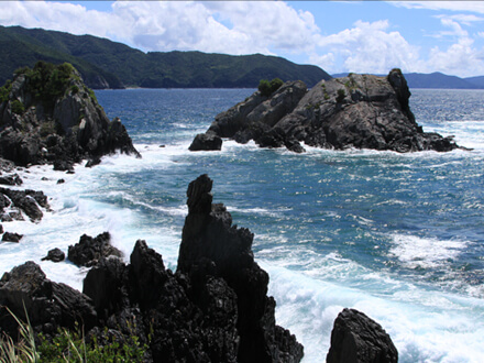 天嶬の鼻の海の画像